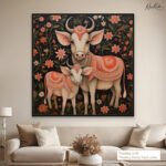 Mata and Vatsa Canvas Wall Art - Image 11