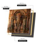 Majestic Indian Elephant Acrylic Wall Art - Image 11