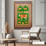 Shrinathji's Cows Canvas Wall Art - Image 12