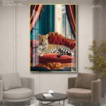 Royal Leopard Acrylic Wall Art - Image 5