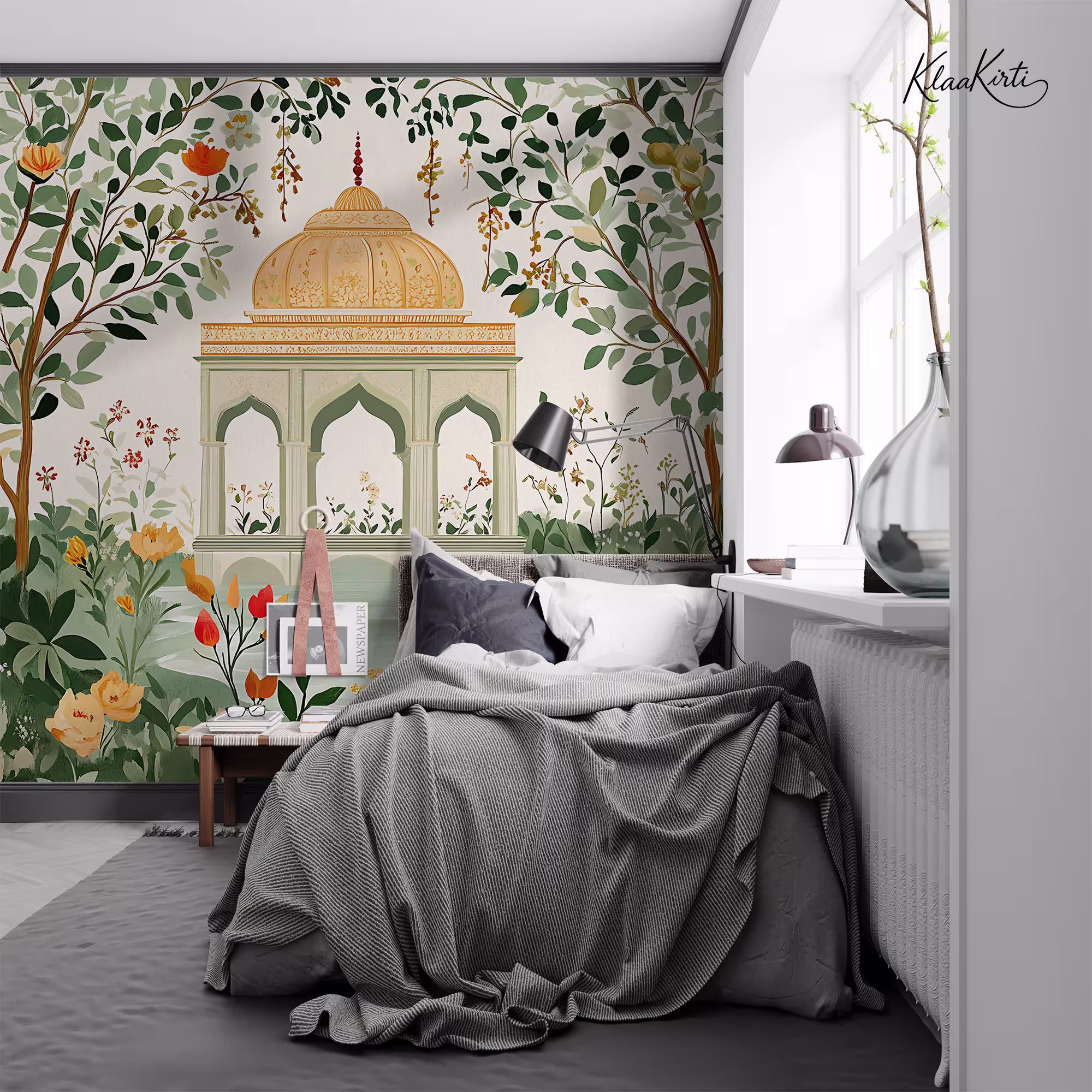 Artboard 1 Golden Pavillion Premium Wallpaper - Image 1