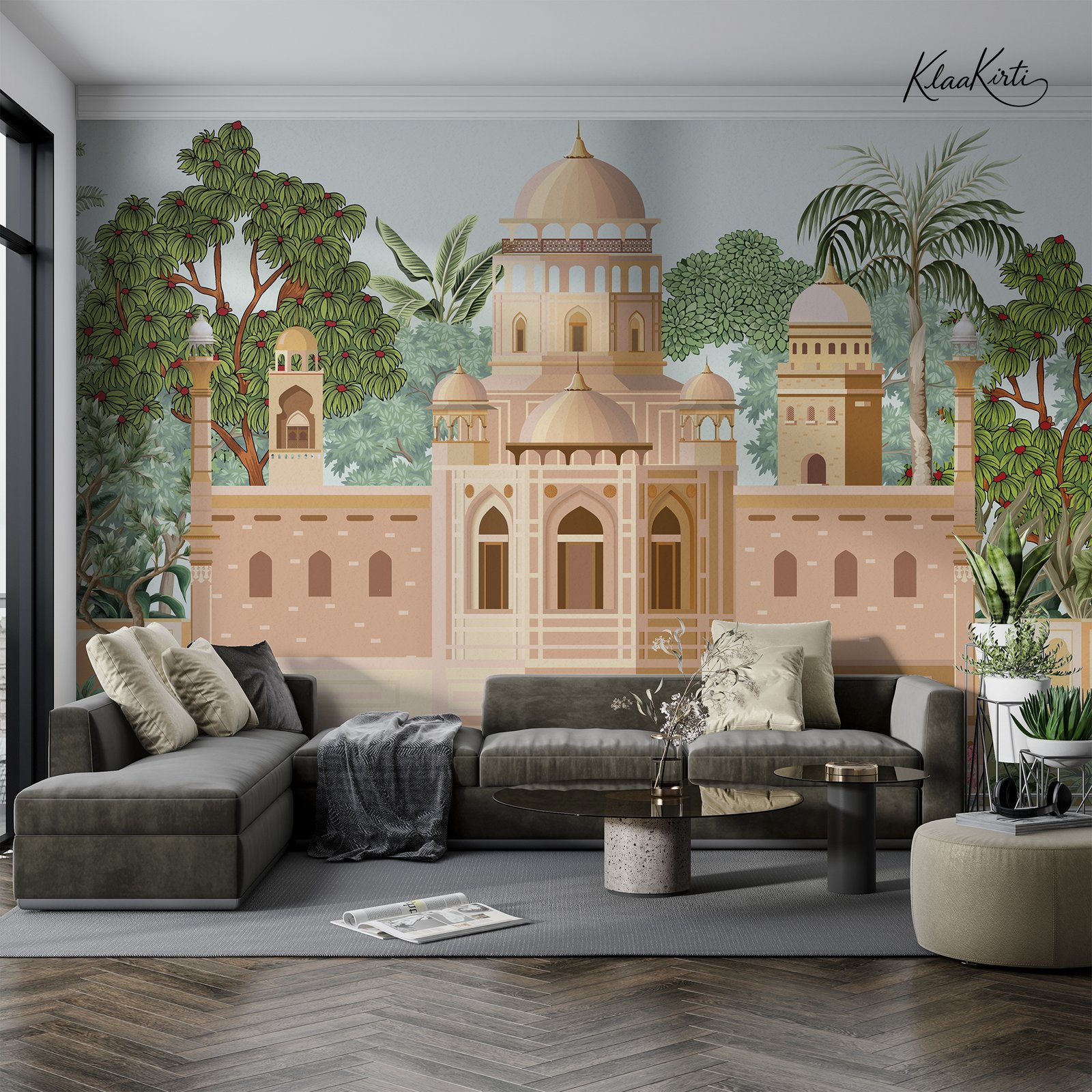 Artboard 1 Imperial Splendor Premium Wallpaper - Image 1