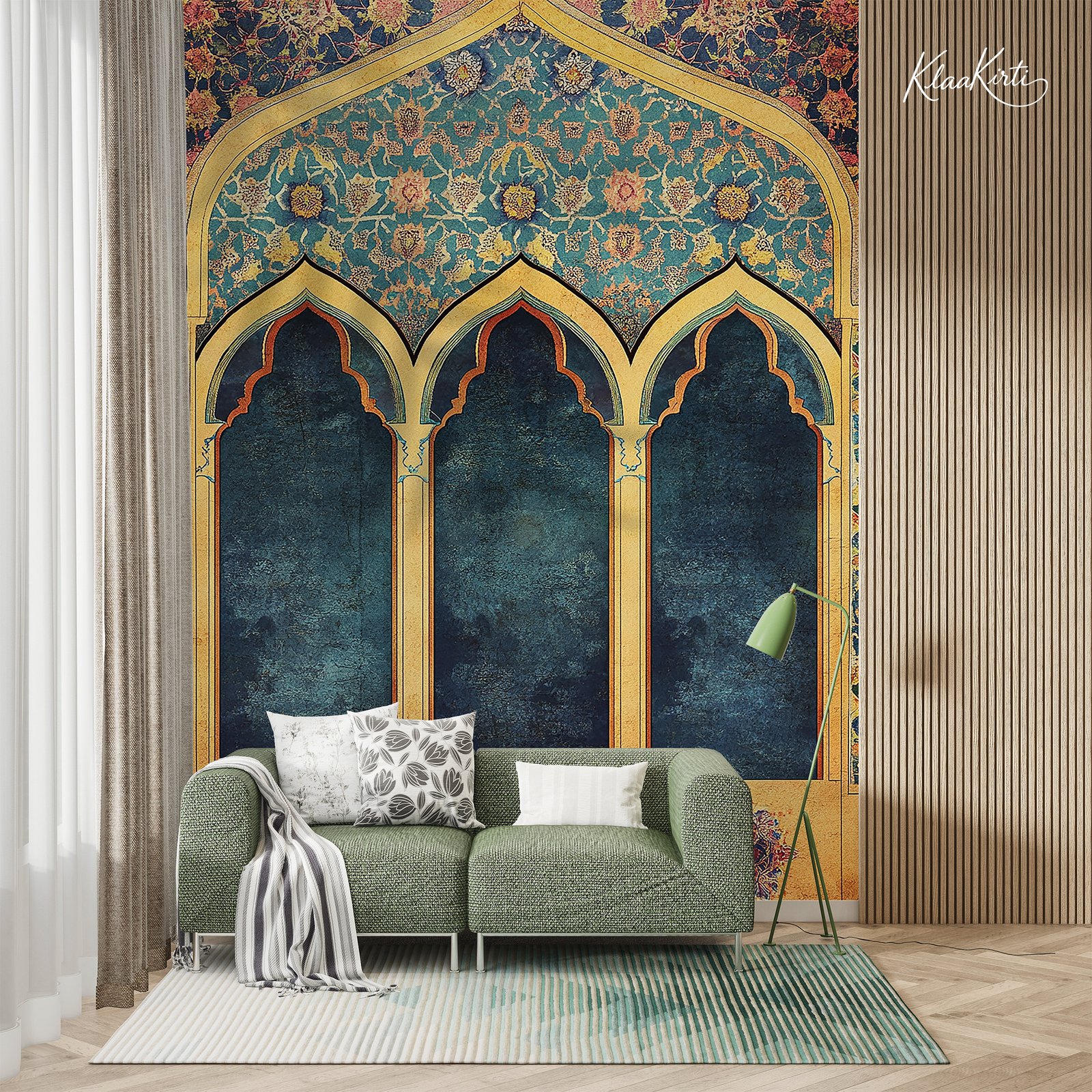 Artboard 2 Midnight Moroccan Nights Premium Wallpaper - Image 1
