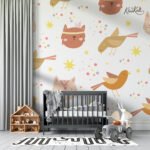 Soft Color Minimalist Animal Kids  Premium Wallpaper - Image 2