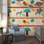 Boho Safari Animals Kids Premium Wallpaper - Image 5