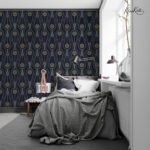 Art Deco Midnight Premium Wallpaper