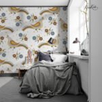 Regal Peacock & Plume Botanical Premium Wallpaper - Image 4