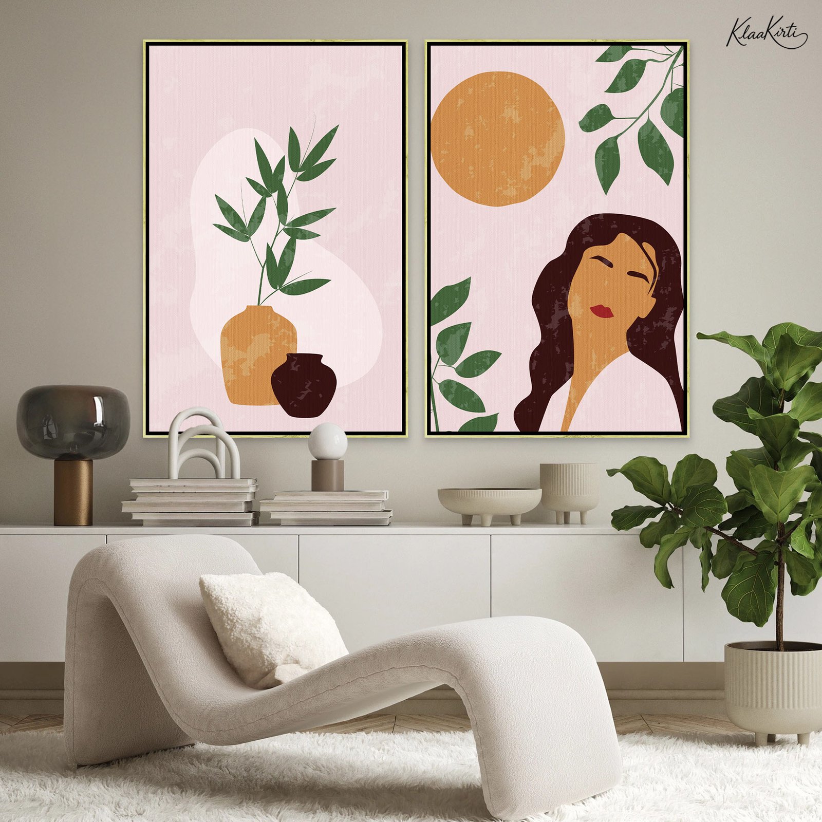 01 Botanical Muse Gallery Wall Art - Image 1