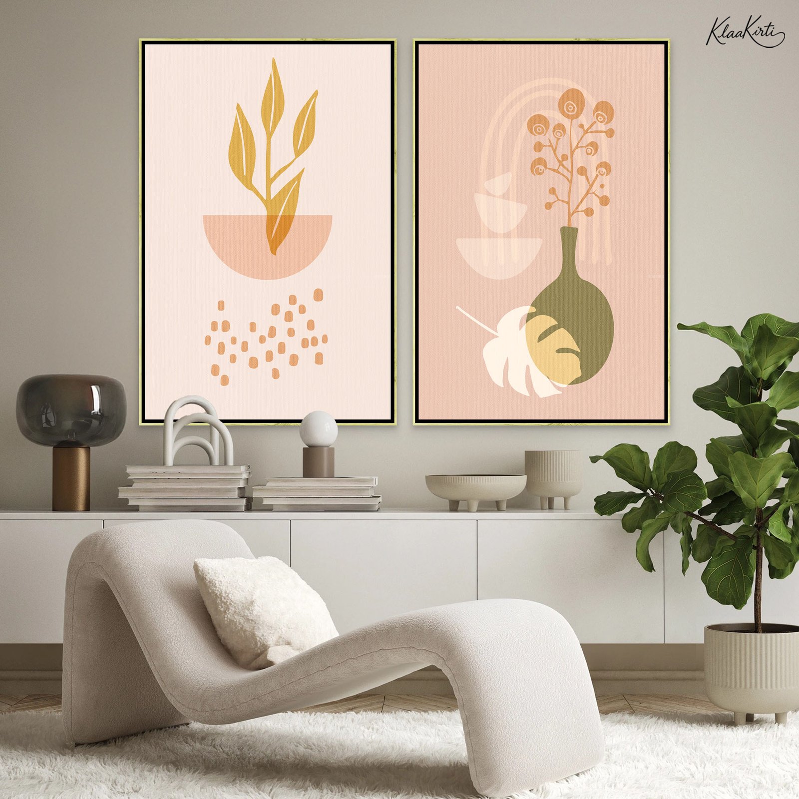 01 Ethereal Bloom Gallery Wall Art - Image 1