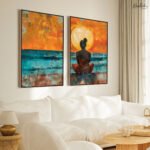 Azure Solstice Gallery Wall Art - Image 2