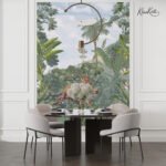 Botanical Leopard Garden Premium Wallpaper - Image 4