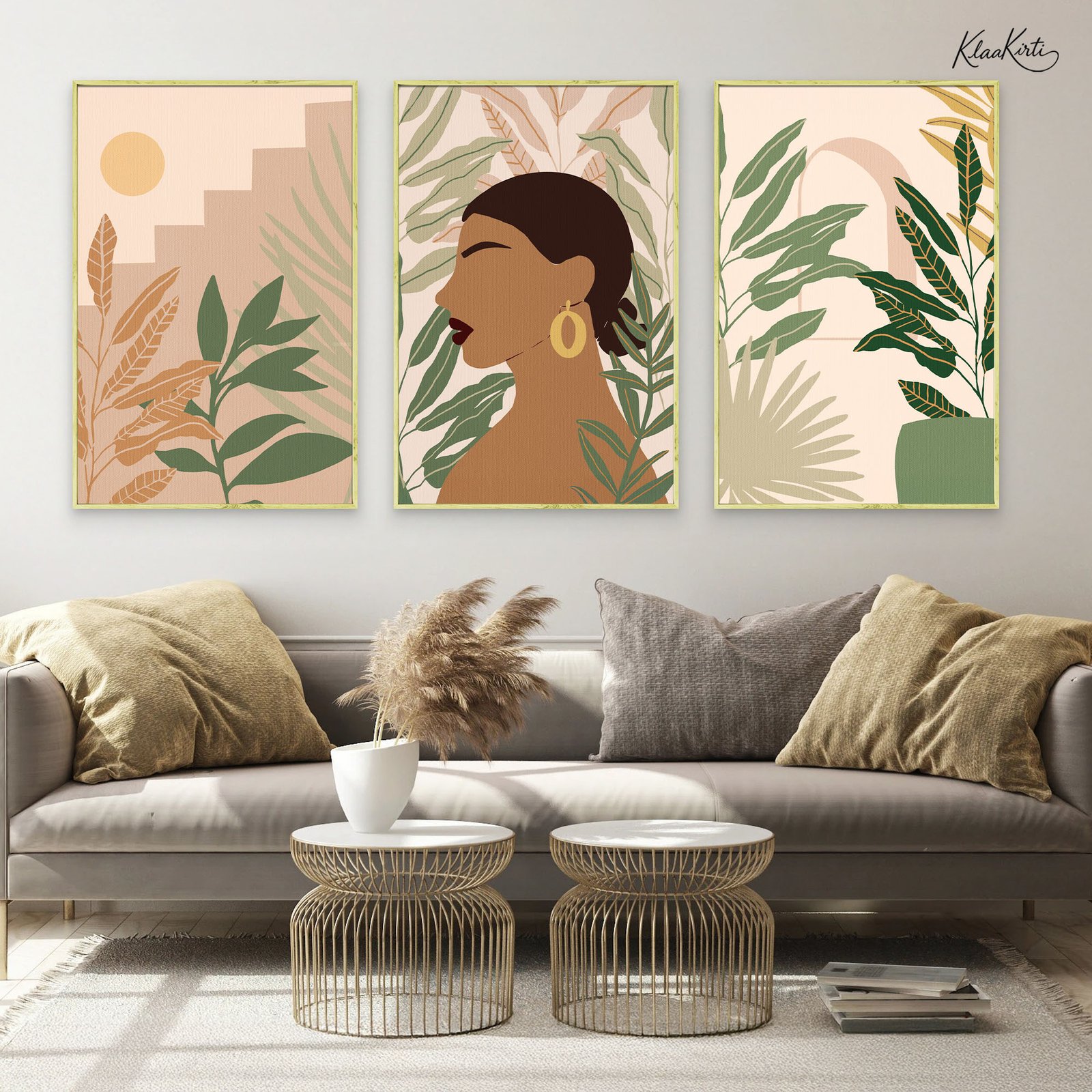 01 The Verdant Visionary Gallery Wall Art - Image 1