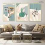 The Azure Abstracta Gallery Wall Art