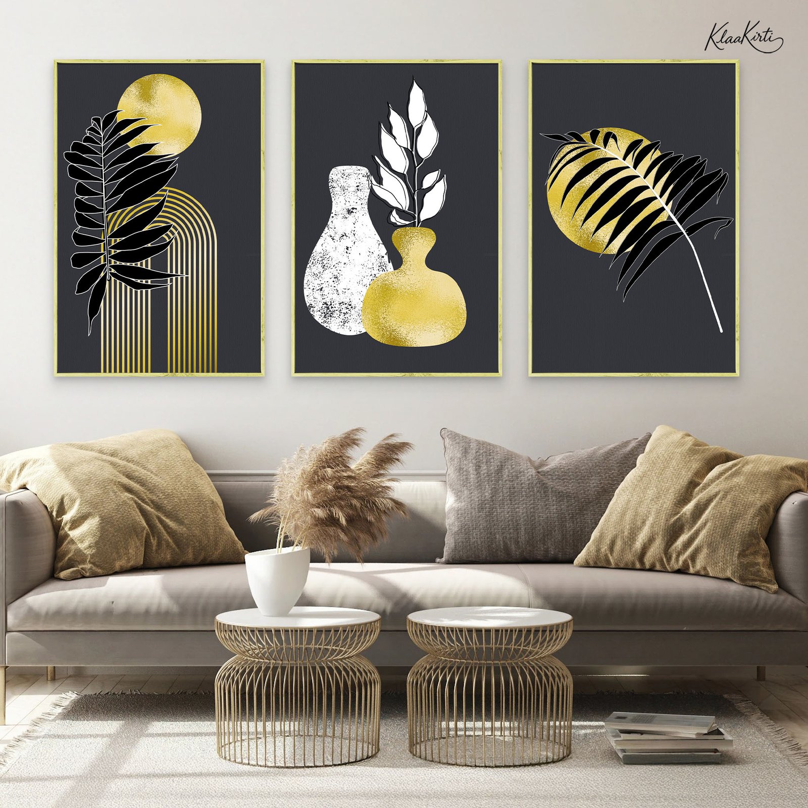 01 The Gilded Midnight Gallery Wall Art - Image 1