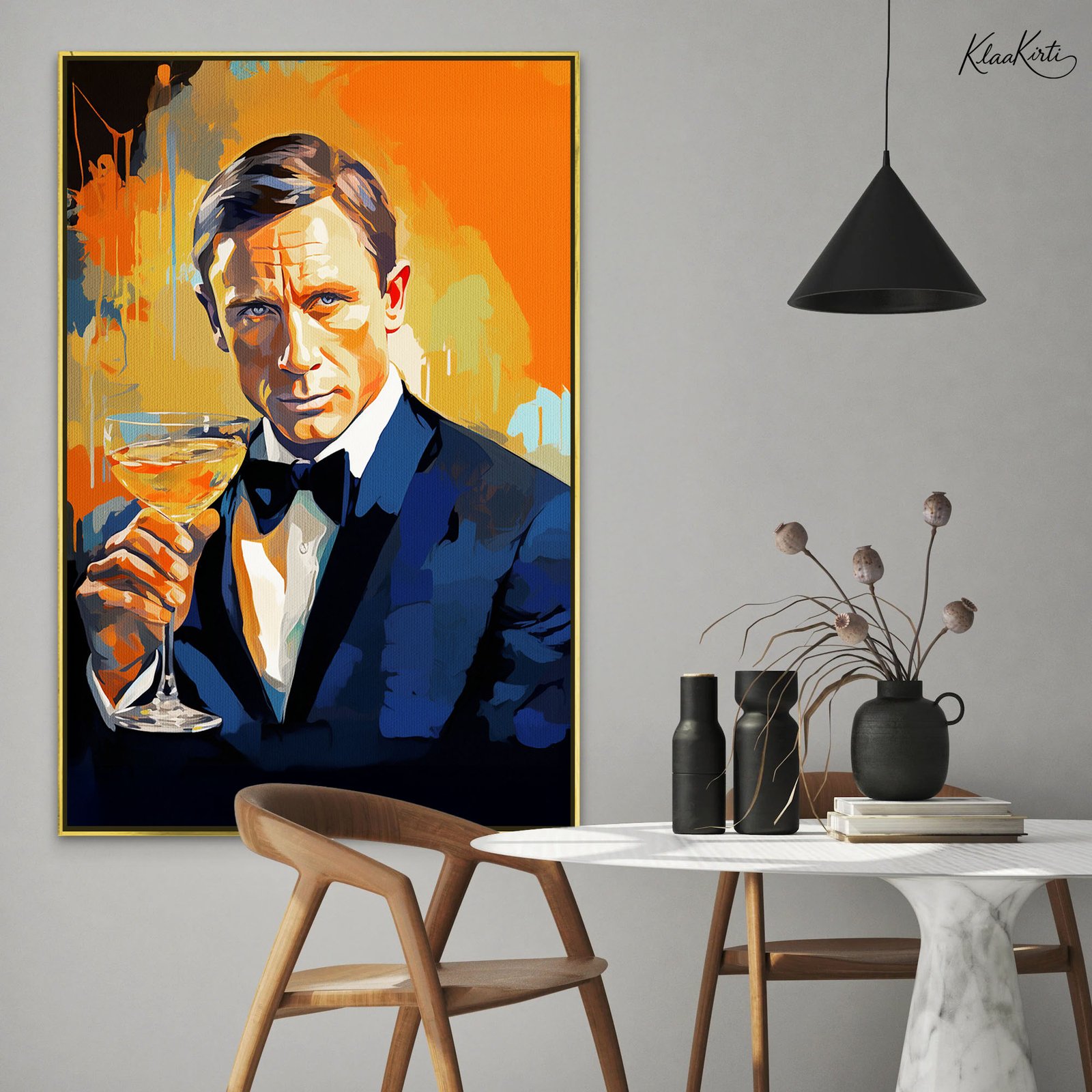 01 Quantum Elegance Canvas Wall Art - Image 1