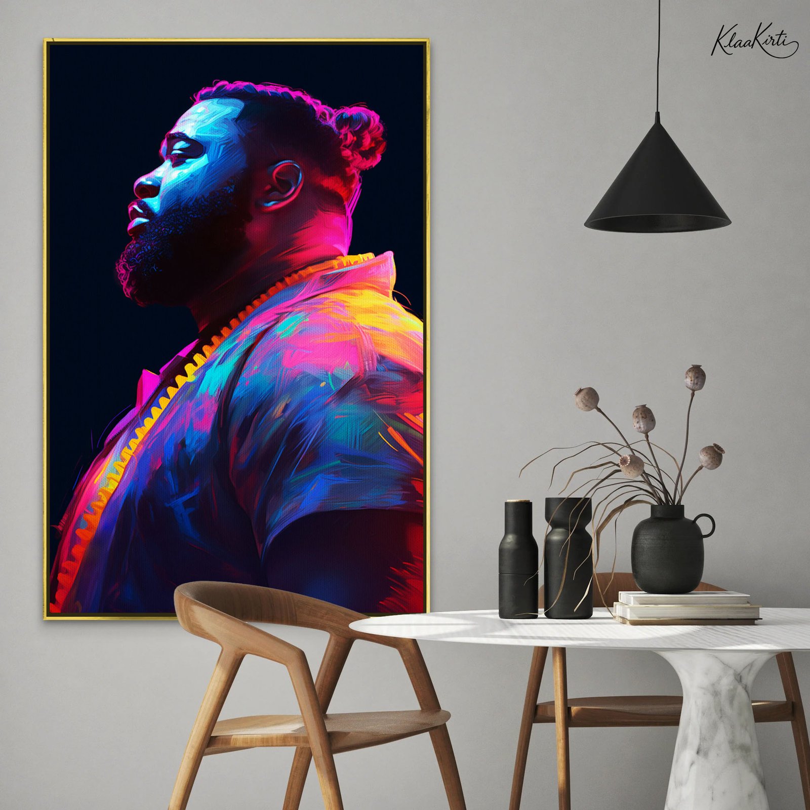 01 Luminous Stature Canvas Wall Art - Image 1
