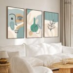 The Azure Abstracta Gallery Wall Art - Image 2