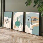 The Azure Abstracta Gallery Wall Art - Image 4