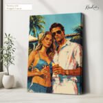 Azure Escapade Canvas Wall Art - Image 4