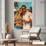 Azure Escapade Canvas Wall Art - Image 6