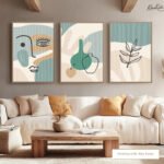 The Azure Abstracta Gallery Wall Art - Image 7