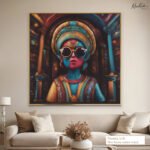 Techno-Tradition Canvas Wall Art - Image 9