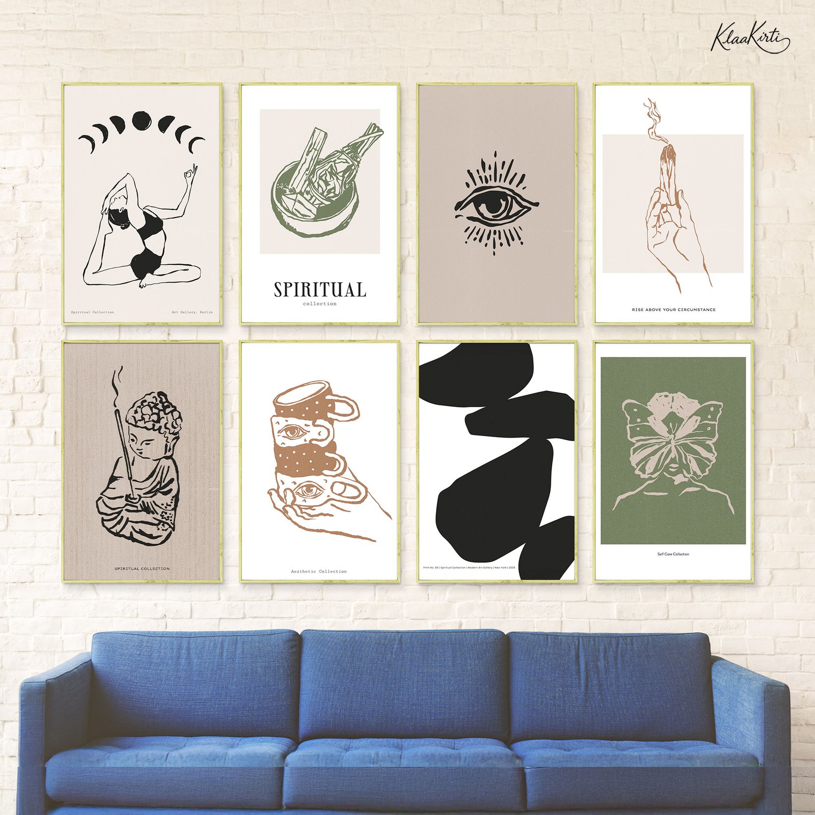 01 The Zen Mindfulness Gallery Wall Art - Image 1