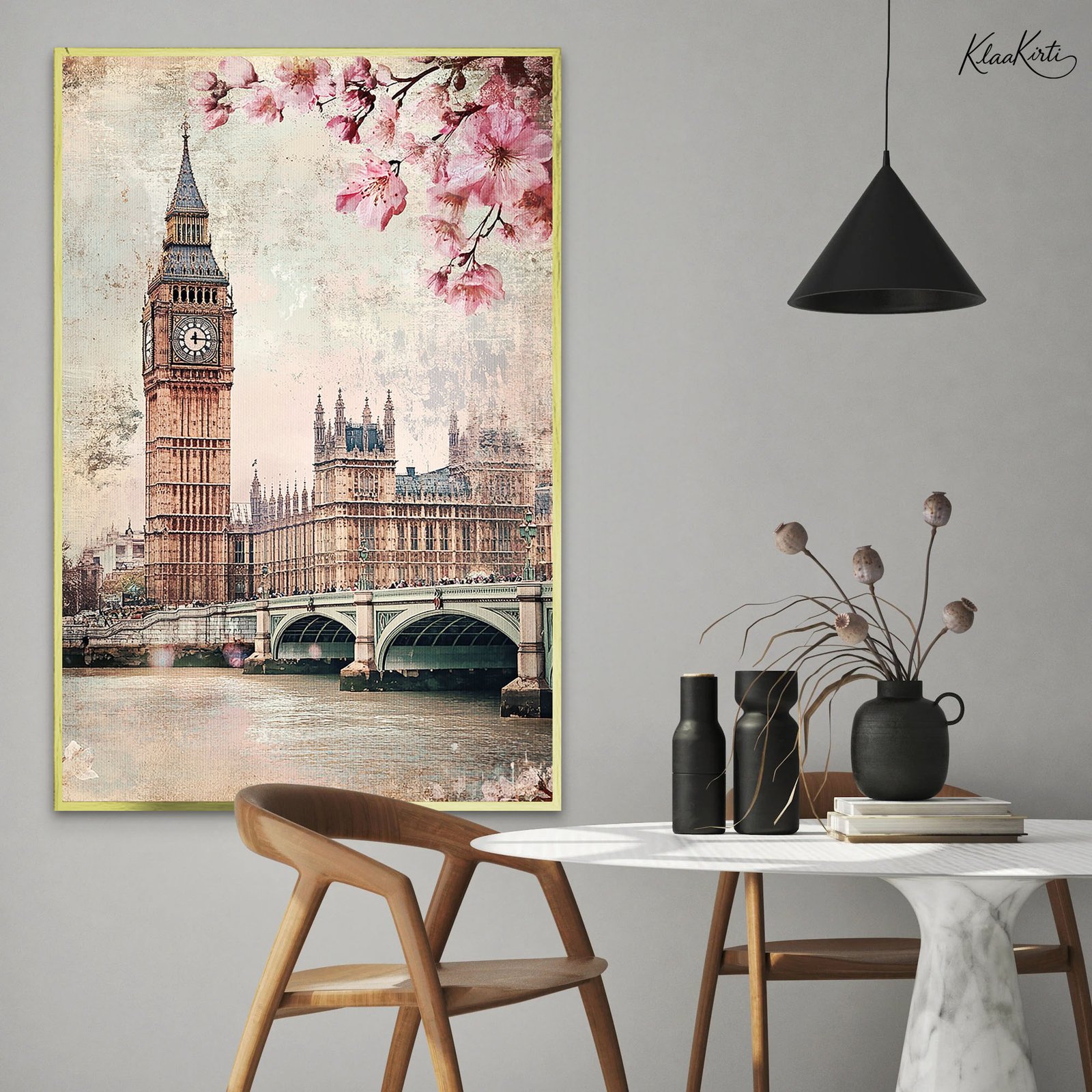 1 London Blossoms Canvas wall Art - Image 1