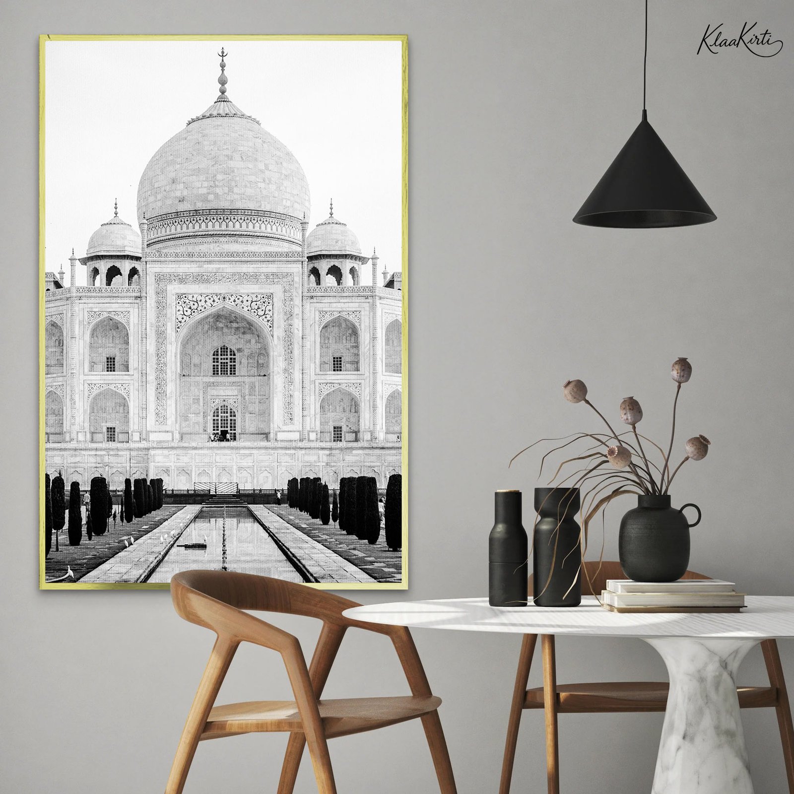 1 The Taj Mahal Canvas wall Art - Image 1