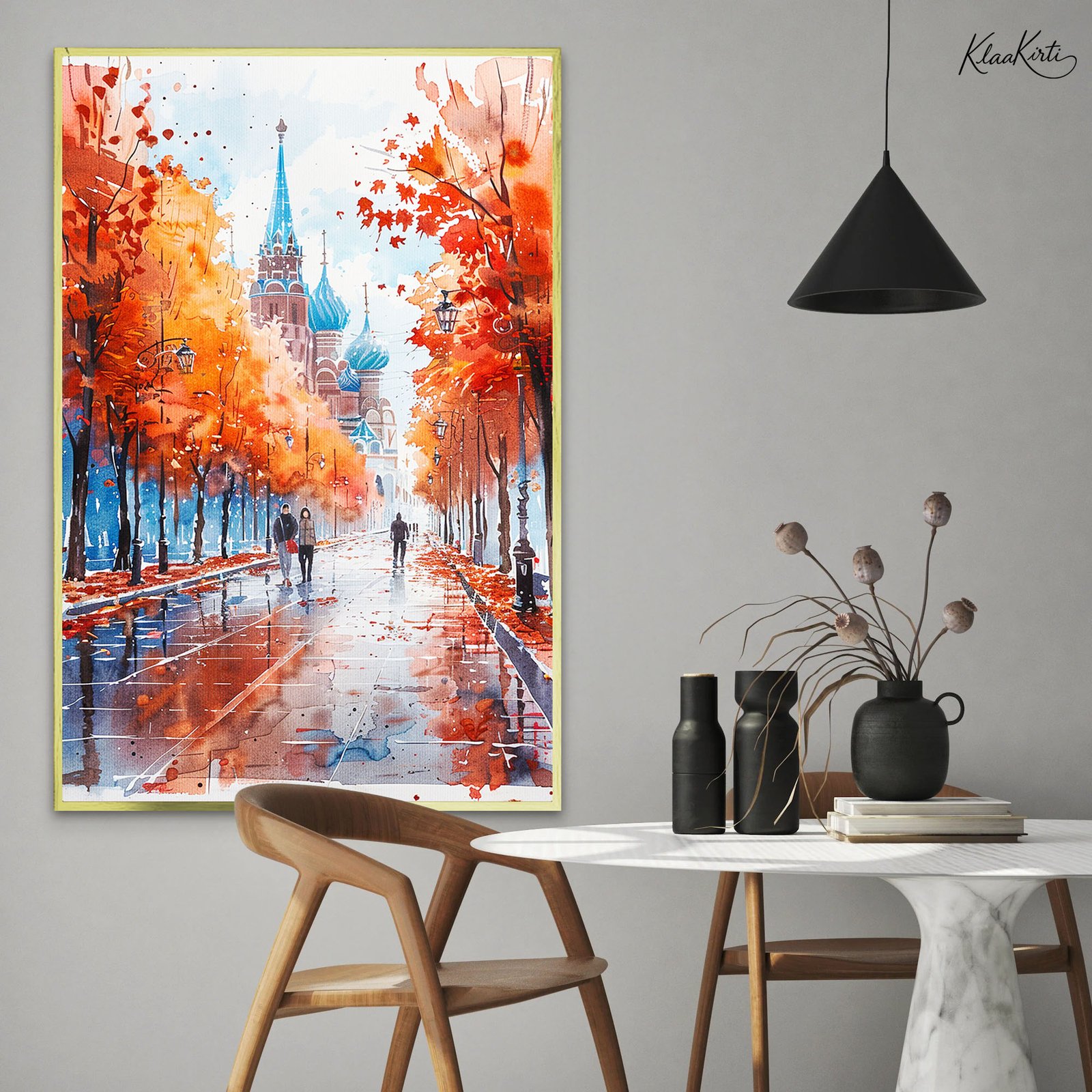 1 Moscow Autumn Canvas wall Art - Image 1