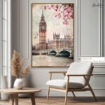 London Blossoms Canvas wall Art - Image 11