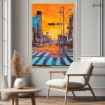 Retro Toronto Sunset Canvas wall Art - Image 12